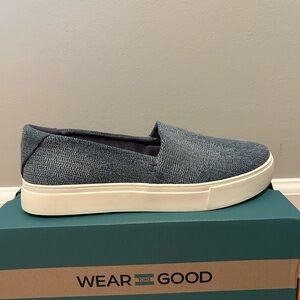 TOMS Denim Blue Slip-On Loafers